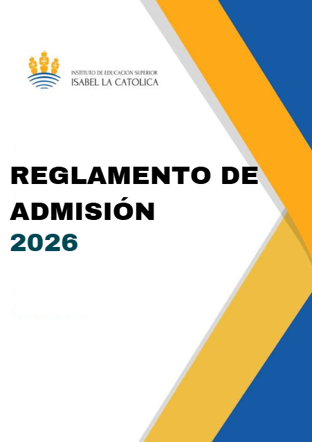 Portada de Reglamento de Admisión 2026