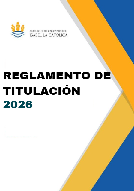 Portada de Reglamento de Titulación