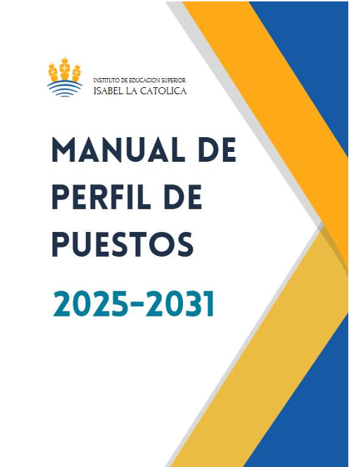 Portada de Manual de Perfil de Puestos