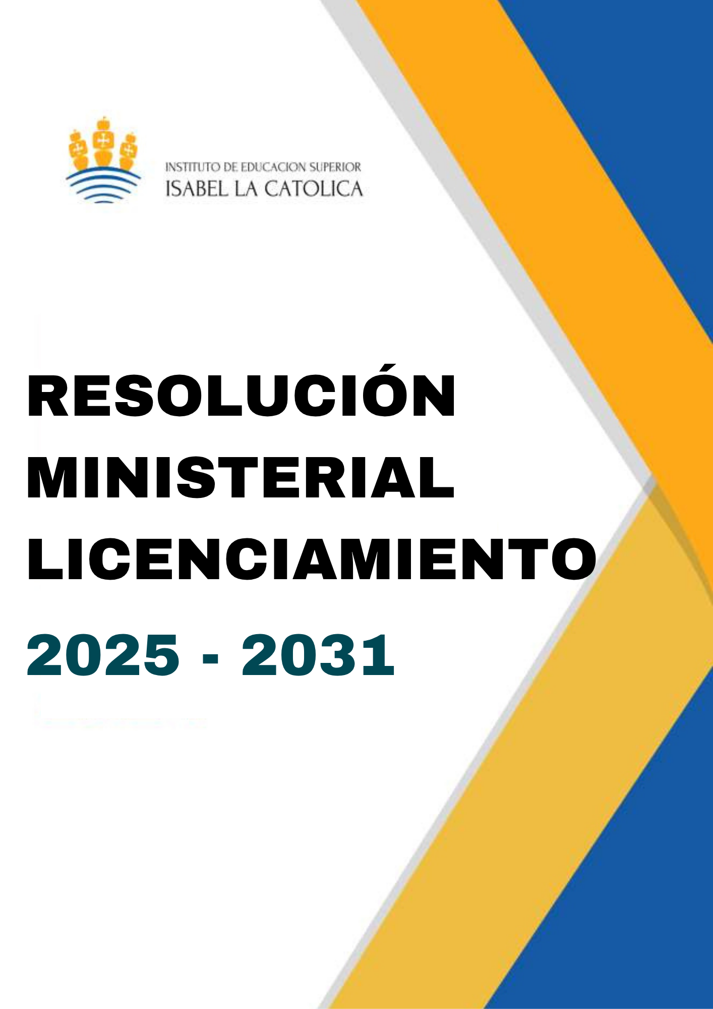 Portada de Resolución Ministerial